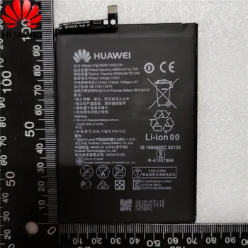 Originalus Hua Wei Telefono Baterija HB3973A5ECW 5000mAh už Huawei Mate 20 X 20X Pakeitimas, Baterijos Mažmeninė Paketą Nemokamai Įrankiai