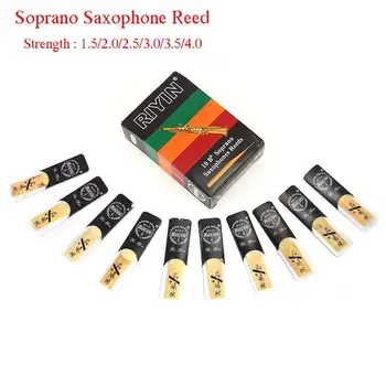 10vnt Saksofonas Nendrių Nustatyti Bb Tonų Jėga 1.5/2.0/2.5/3.0/3.5/4.0 už Soprano Sax Nendrių Woodwind Priemonė Muzikos Prieigos