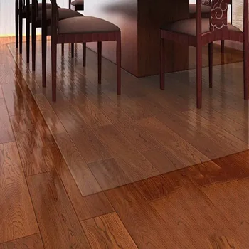 PVC lentelės, kiliminė danga, skaidrus vandeniui grindų kilimėlis Biuro kėdė, žurnalinis staliukas, Scratchproof Minkšta stiklo kilimų lentelė padengti pvc 1,0 mm