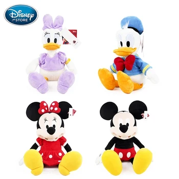 30-46cm Disney Mickey Mouse Minnie ančiukas Donaldas, Daisy Pliušiniai Žaislai Gyvūnų Įdaryti Lėlės Gimtadienio, Kalėdų Dovana Vaikams