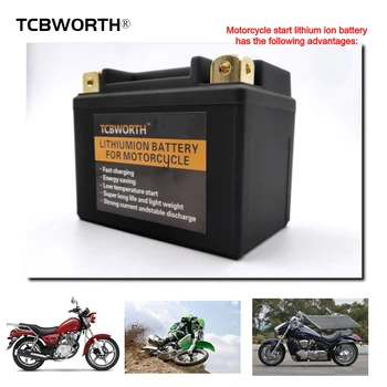 TCBWORTH 5L-B 5L-BS 12V Motociklo Pradėti Ličio Baterija 5Ah CCA180A Motoroleris LiFePo Akumuliatorių Atv LVP Pakeisti YTX5L-BS