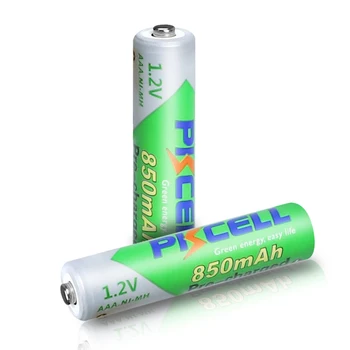 PKCELL baterijos AAA 850mah 1.2 V NIMH AAA akumuliatorius iš anksto įkrauti žemas savęs išleidimo aaa baterijos, fotoaparato blykstė