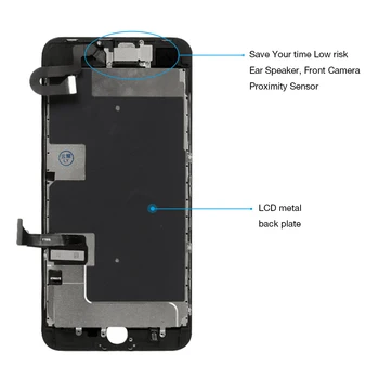 Pilnas komplektas ekrane iPhone 5 5C 5S SE Ekranas, LCD Ekranas, Pilnas 
