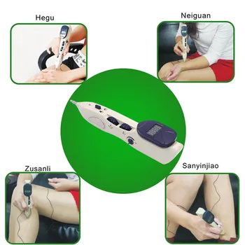 Kūno Masažas Pen 3 in 1 Akupunktūra Pen Dienovidinio Energijos Pen Skausmo Taškas Detektorius Prietaisas Sveikatos Lazerio Terapija Massager Ginklą