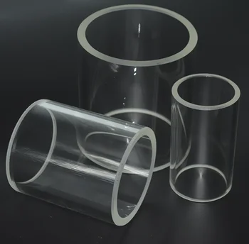 Borosilikatinio stiklo kolonėlė, Išorinis skersmuo 110mm , Aukštis 50mm, Borosilikatinio stiklo vamzdis