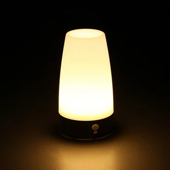PIR Belaidžio led Judesio Jutiklis Retro Miegamasis Nakties Šviesos Baterija LED Stalo Lempa Geriausios Kokybės naktinė lempa tualeto sėdynės