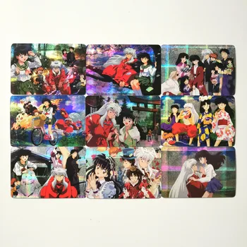 9pcs/set Inuyasha Žaislai Pomėgiai, Hobis Kolekcionuojamų Žaidimas Kolekcija Anime Korteles
