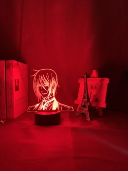 3D Led Nakties Šviesos Anime Black Butler Lempos, Miegamojo Dekoras, Šviesos, Vaikams, Vaiku Gimtadienio 16 Spalva Keičiasi Stalo 3d Lemputė Dovanų