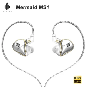 Hidizs Undinė MS1 HiFi Garso Patentuota Dinamiškas, Diafragma, In-Ear Stebėti, ausinių IEM su Nuimamas Kabelis 2Pin 0.78 mm Jungtis