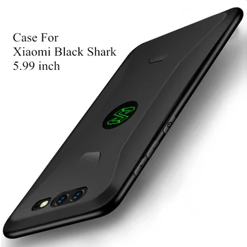 Telefono Korpusas Korpuso Dangtelis Xiaomi Black Shark Matinis Atvejais Sklandžiai Tactility Atveju KN Odos Fundas Rubisafe Black Shark Coque