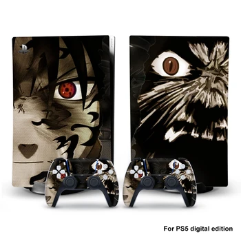 Vienas Gabalas Stiliaus PS5 Digital Edition Odos Lipdukas Playstation 5 Konsolės Ir 2 Kontroleriai Vinilo Decal Apsauginės Luobelės 7