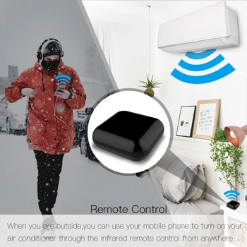 Tuya WiFi RF+IR Universalus Nuotolinio valdymo pultelis Smart Home RF Prietaisai Smart Gyvenimo Programėlė Balsas Kontrolės Dirbti Su Alexa 