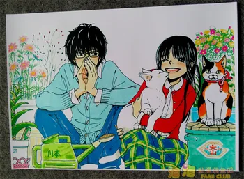 8 vnt/set Anime Kovo Ateina Kaip Liūtas plakatas Akari Kawamoto Hinata sienos nuotraukas kambarį A3 Kino plakatai dovanos