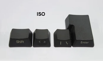 OEM Juoda PBT Keycaps ANSI, ISO Išdėstymas Viršų Spausdinti Pusėje Spausdinti Tuščią Vyšnių MX Jungikliai Mechaninė Klaviatūra