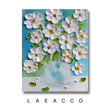 Laeacco Abstraktus paveikslas Gėlės Nuotraukos Sienos Menas Drobė Kambarį Dekoruoti Šiuolaikinio Namų Dekoro Plakatai ir Spausdina