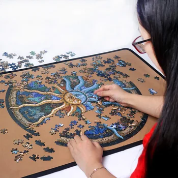 Apvalus Puzzle 1000 Vienetų 3D Dėlionė Suaugusiųjų Švietimo Žaislas Vaikams