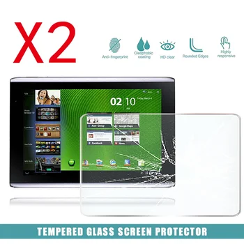 2vnt Tablet Grūdintas Stiklas Screen Protector Cover Acer Iconia Tab A500/A501 10.1