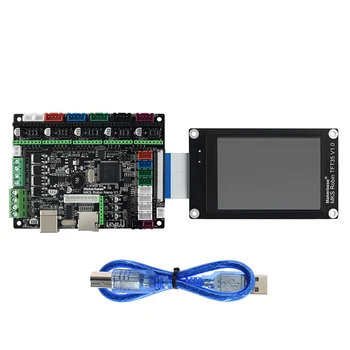 Makerbase MKS Robin Nano V1.2 32Bit Kontrolės Valdyba 3D Spausdintuvo dalys paramos Marlin2.0 3.5 tft jutiklinis ekranas peržiūrėti Gcode