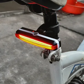 Itin Ryškios Dviračių Šviesos USB Įkrovimo Dviračių Užpakaliniai Žibintai Galiniai LED Dviračių Saugos Žibintuvėlis Priedai YA88
