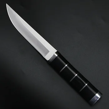 XUAN FENG Kempingas taktinis fiksuotu peilis medinės rankenos medžiaga daugiafunkcinis kišenėje medžioklės peilis