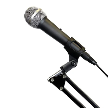 Cadiso Ištraukiamas Mikrofonas Stovas Boom Mic Žirkliniai Svirtimi Turėtojas Live Radijo Įrašymas Mikrofonas Telefono Sulankstomas Stovas Laikiklis