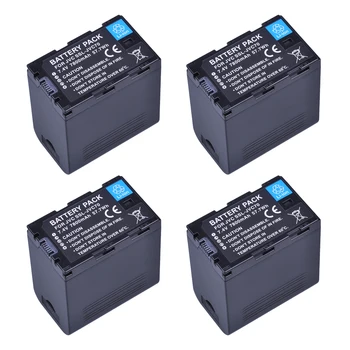 4Pc SSL-JVC70 SSL JVC70 Li-ion Baterija su USB Išvesties prievadas, skirtas JVC GY-HM600 GY-HM650 GY-LS300 GY-HMQ10 Kameros