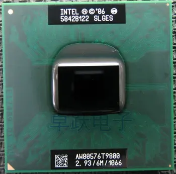 Nemokamas Pristatymas intel CPU nešiojamas kompiuteris Core 2 Duo T9800 CPU 6M Cache/2.93 GHz/1066/Dual-Core Lizdas 479Laptop procesorius forGM45 PM45