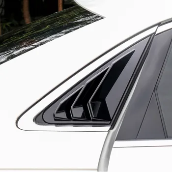 Anglies Pluošto Galinio Lango Trikampio Skydo Apdailos Dangtelį Langinės Lipdukai Audi A4 B9 2017-19 Automobilių Stilius Auto Priedai