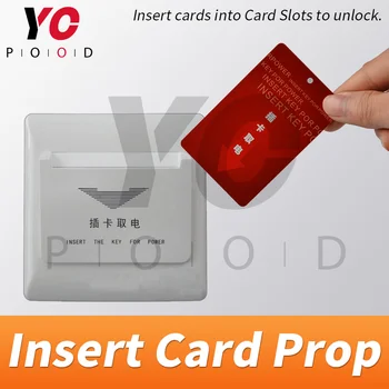 Įdėkite Kortelę Prop takagism realiame gyvenime kambarys pabėgti žaidimas įrašyti keletą kortelių paskirtų laiko tarpsnių žaidėjai atrakinti tiekėjas YOPOOD