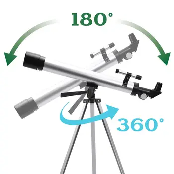 Profesinės Astronominis Teleskopas Su Nešiojamų Reguliuojamo Trikojo, Lauko Monokuliariniai Erdvės Stebėjimo Spotting Scope Dovana