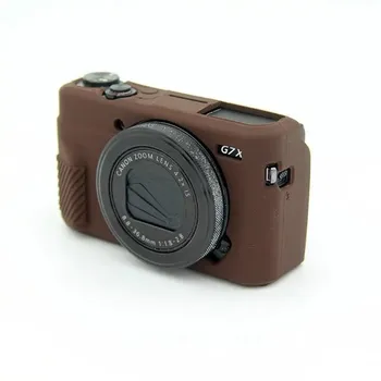 Naujas Fotoaparatas Silikono Atveju Canon G7XII G7X II G7X Ženklas 2 G7X III G7X3 G7X Ženklas 3 Guminis Apsauginis Kūno Padengti maišelį Kamera Odos