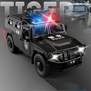 Aukštos modeliavimo 1:32 rusijos tigras swat šarvuotų automobilių lieti modelis,lieto garso sklandžiai vaikų žaislas automobilio modelį,nemokamas pristatymas