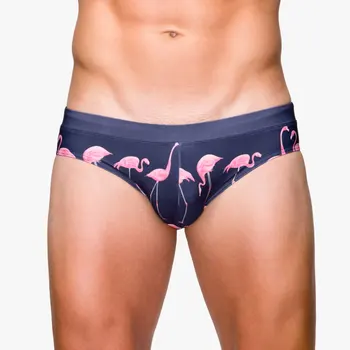 Karštos Prekės ženklą Vyrams, maudymosi Kostiumėliai, plaukti Trumpikės Plaukimo Glaudės Banglenčių Vasaros Paplūdimio Kelnės, Push-up Sexy Stora kostiumas Ruožas Spausdinti maudymosi kostiumėlį