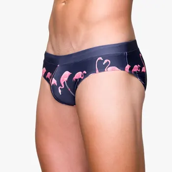 Karštos Prekės ženklą Vyrams, maudymosi Kostiumėliai, plaukti Trumpikės Plaukimo Glaudės Banglenčių Vasaros Paplūdimio Kelnės, Push-up Sexy Stora kostiumas Ruožas Spausdinti maudymosi kostiumėlį