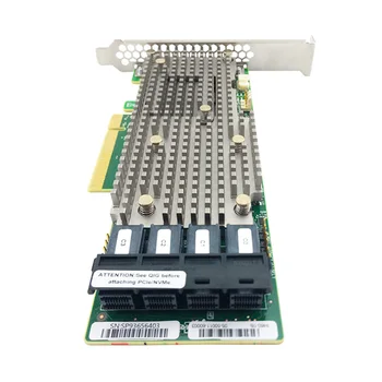 LSI Broadcom MegaRAID 9460-16I Tri-Mode SAS/SATA/NVMe 05-50011-00 12gbit 16-Port; Keturių x4 Vidaus SFF8643; PCI-E3.1 X8 4G Cache
