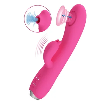 Pulso Bangos Rabbit Vibratorius Žodžiu Čiulpti Klitorio Klitorio Stimuliacija ir Krūties Dantį Vibratorius Įkrauti Sekso Žaislai Moteris