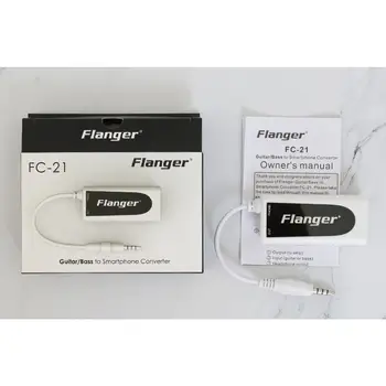 Flanger FC-21 Programinė įranga, Gitara, Bosinė gitara Poveikį Konverteris Adapteris Mobilųjį Telefoną 