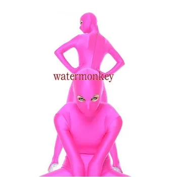 Watermonkey Prekės ženklo moterys vyrai Kostiumas seksualus Triko Kostiumas visiškai Bodysuit Lycra Spandex Kostiumas atidaryti akis ir Nuimamas dangtis