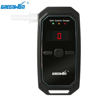 GREENWON Kuro Elementų jutiklis alkoholio testeris automobilio vairo ir nešiojamieji maitinimo breathalyzer skaitmeninis alkoholio detektorius