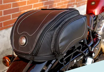 Retro motociklų galinės sėdynės krepšys 883 modifikuotų automobilių multi-funkcija rinkinys krepšys Motorolerį motociklo šalmas atsparus vandeniui galinės sėdynės krepšys