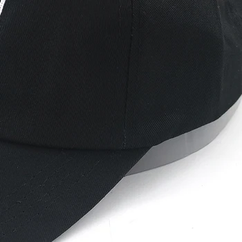 KERŠTAS / XXXTentacion siuvinėjimo hip-hop tėtis skrybėlę medvilnės reguliuojamas juoda strapback beisbolo kepuraitę vyrai moterys lenktas kepurės