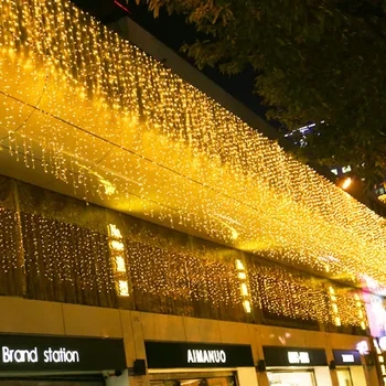 Thrisdar 100M 1000 LED Kalėdų Pasakos Šviesos Lauko Girlianda Šmėžavimas Styginių Šviesos Sodo Kiemo Vestuves Atostogų