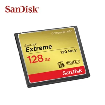 SanDisk CF Card Extreme High Speed Atminties Kortelė 32GB 64GB 128 GB Compact Flash Kortelės UDMA-7 VPG-20 