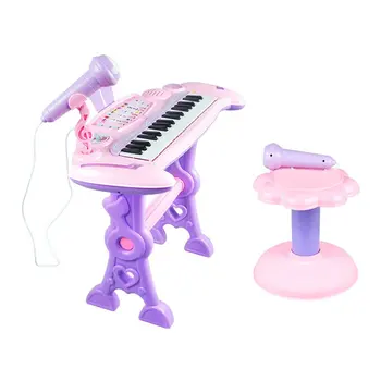 Vaikų 37 Pagrindiniai Elektroniniai Klavišiniai Pianinas Organų Žaislų Rinkinys Mikrofoną, Muzikos, Žaisti Vaikų Švietimo Žaislas Dovana