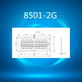 50pcs 8501-2G žmogaus kūno infraraudonųjų spindulių PIR jutiklis HDPE plastiko frenelio lęšio 76X36mm židinio ilgis 21mm