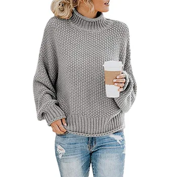 2020 m. rudens ir žiemos naujų moterims, drabužiai, džemperis moterims stora linija golfo megztinis (puloveris) kietojo moterų megztinis