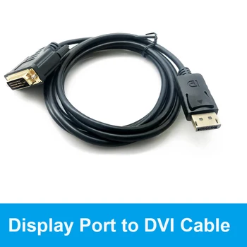 Displayport į DVI-D Aktyvus Kabelis, 1080P Vyrų Vyrų Display Port DP į DVI24+1 Dual Link Konverteris Adapteriu Kompiuterio 1,8 M