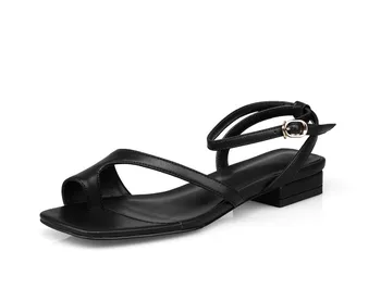 MORAZORA 2020 didelis dydis 34-43 mados saldus moterų sandalai mados kulkšnies dirželiai atsitiktinis ponios batai, natūralios odos vasaros bateliai