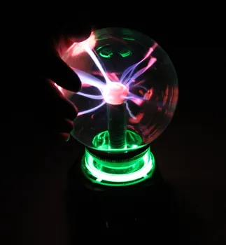 Childrenhuman indukcijos kamuolys lempos fizinio eksperimento elektrostatinės magija kamuolys per srovės fiziologinį atsaką Plazmos šviesos