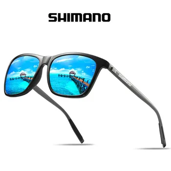 Shimano UV Apsauga Žvejybos Taurės Vyrų, Moterų, Lauko Sporto Poliarizuota Spalvinga Filmų Serijos Akinius Pėsčiųjų Dviračių Akiniai nuo saulės